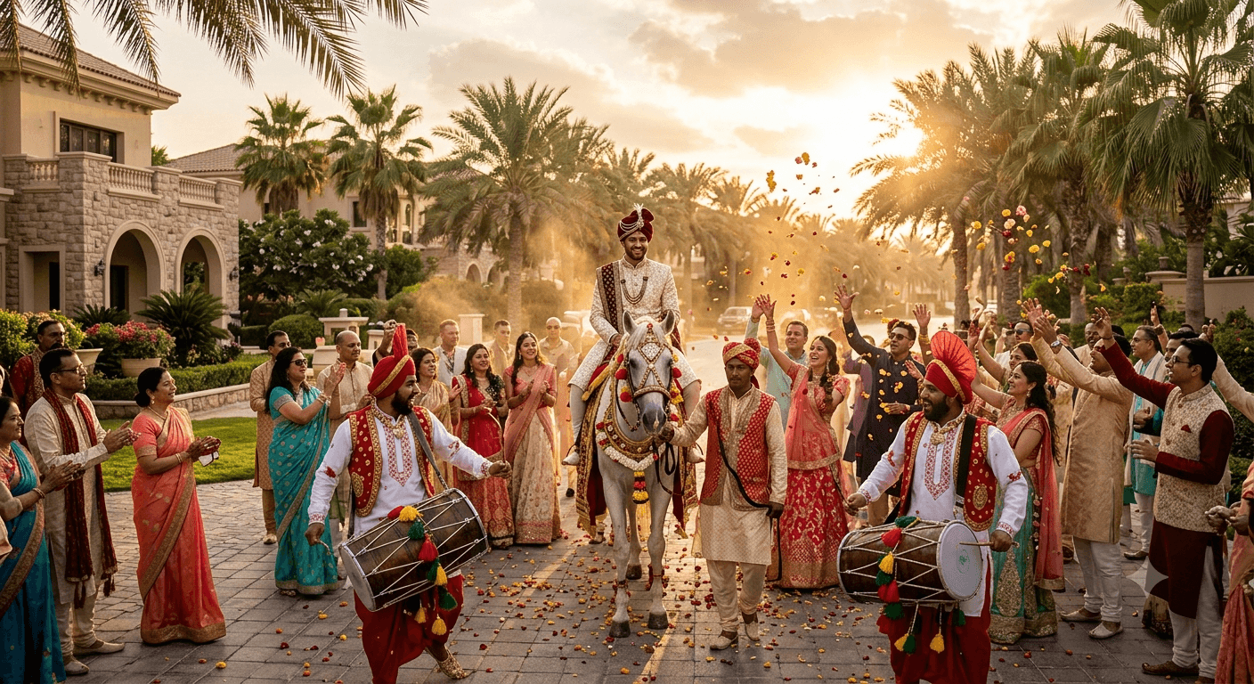 Wedding Baraat Celebration